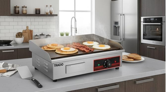22 Inch Stainless Steel Commercial Electric Griddle