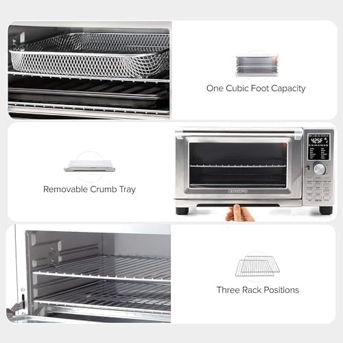 30QT XL 12-in-1 Stainless Steel Air Fryer Oven