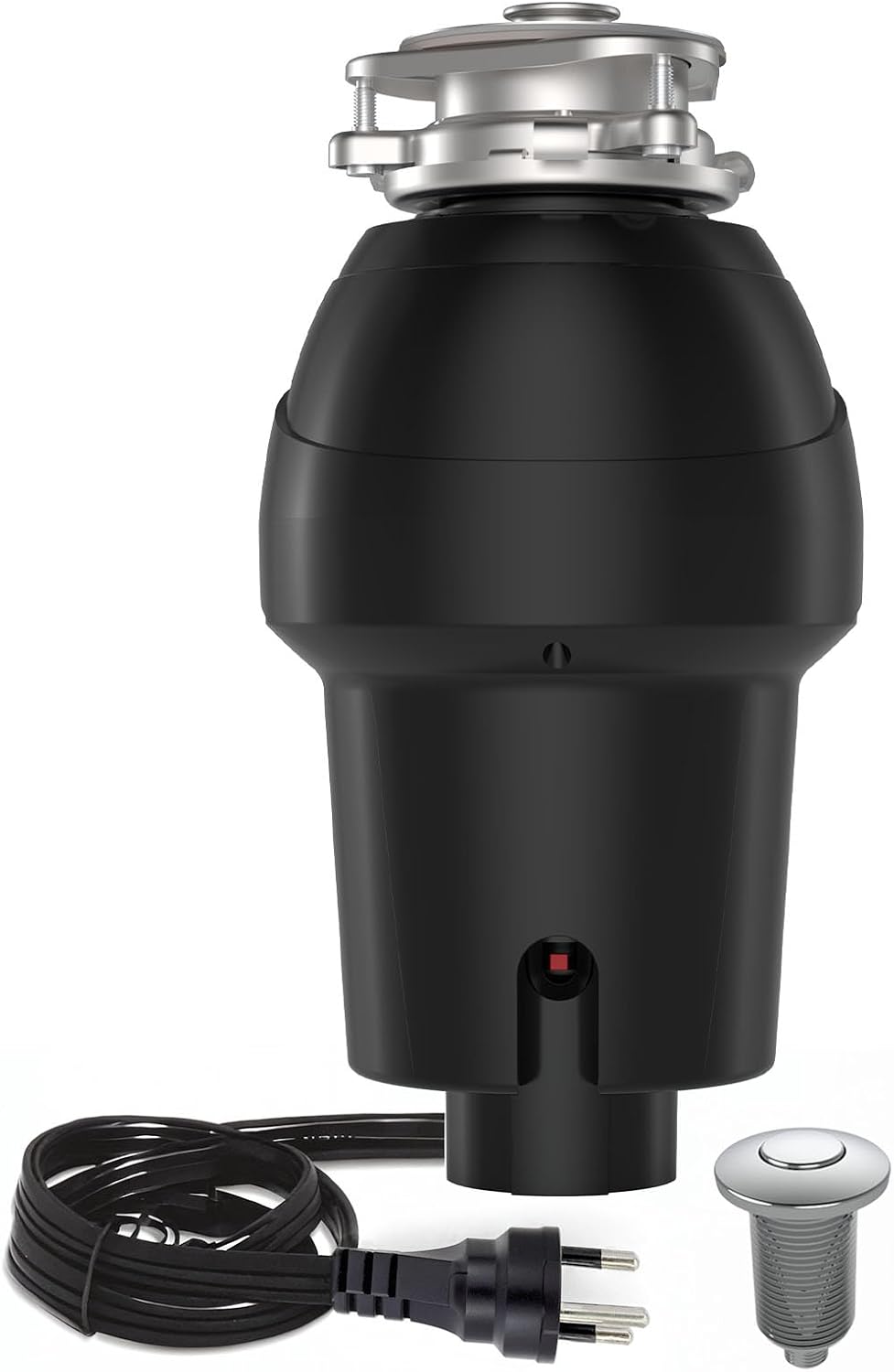 1 HP Black Compact Stainless Steel Kitchen Sink Garbage Disposal