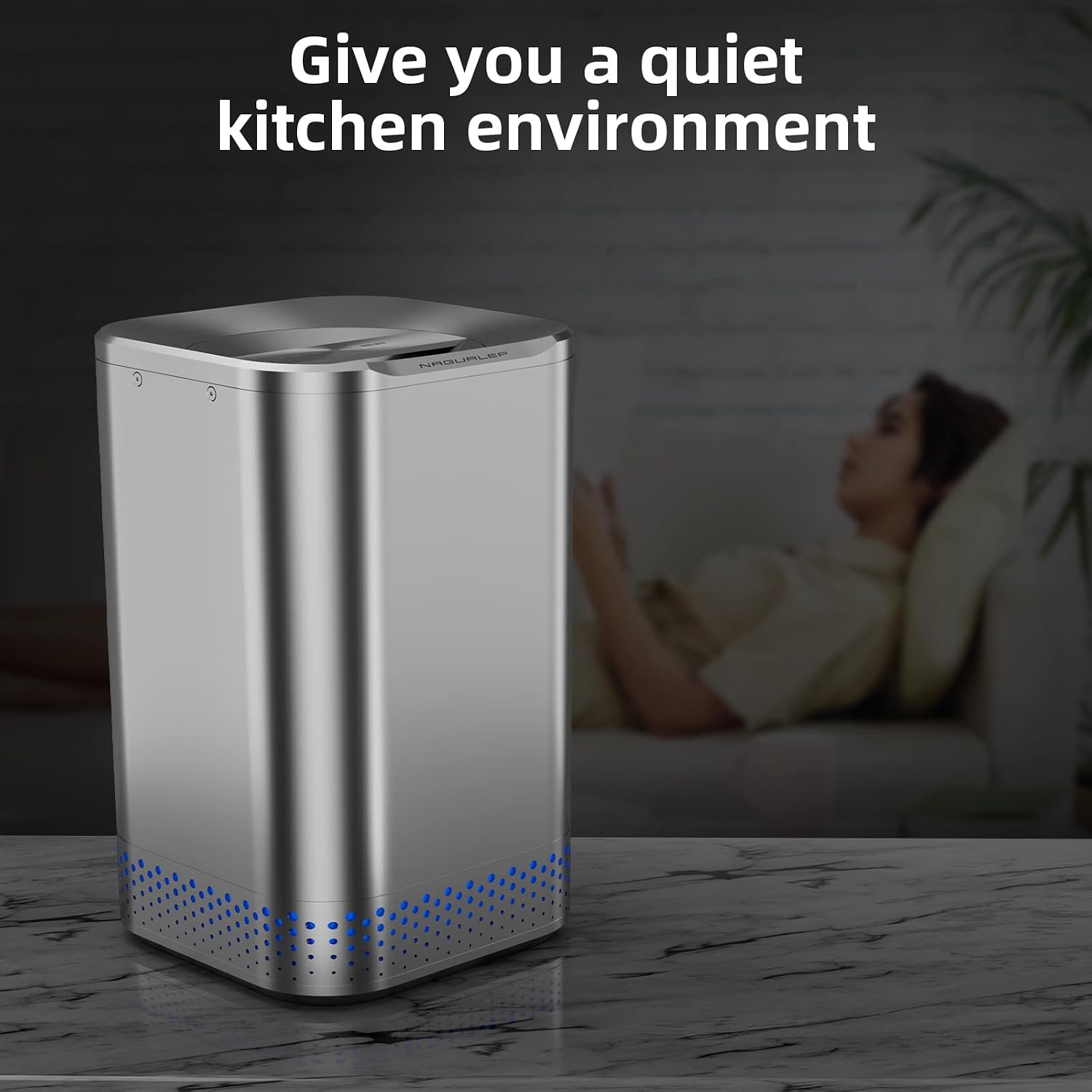 2.5L Single Button Auto Dry Filter Kitchen Electric Composter