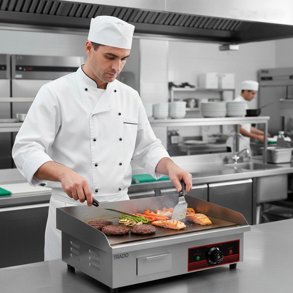 22 Inch Stainless Steel Commercial Electric Griddle