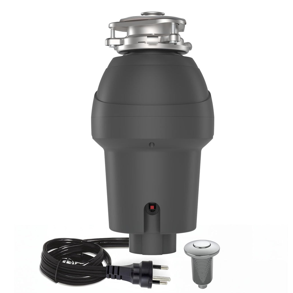 1 HP Black Compact Stainless Steel Kitchen Sink Garbage Disposal