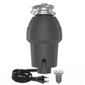 1 HP Black Compact Stainless Steel Kitchen Sink Garbage Disposal