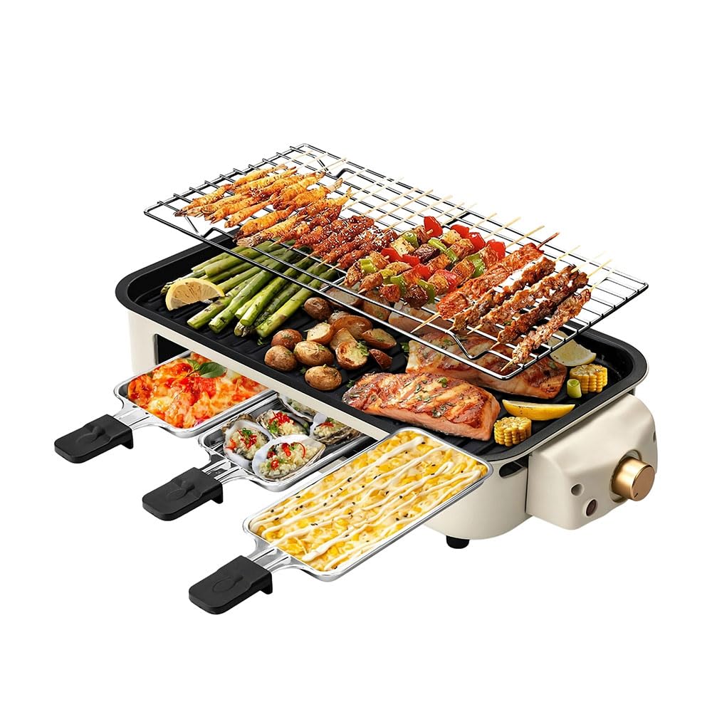 16x10 Inch Black Nonstick Adjustable Temp Griddle
