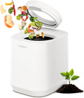 4L White Auto-Clean Odorless Countertop Kitchen Composter
