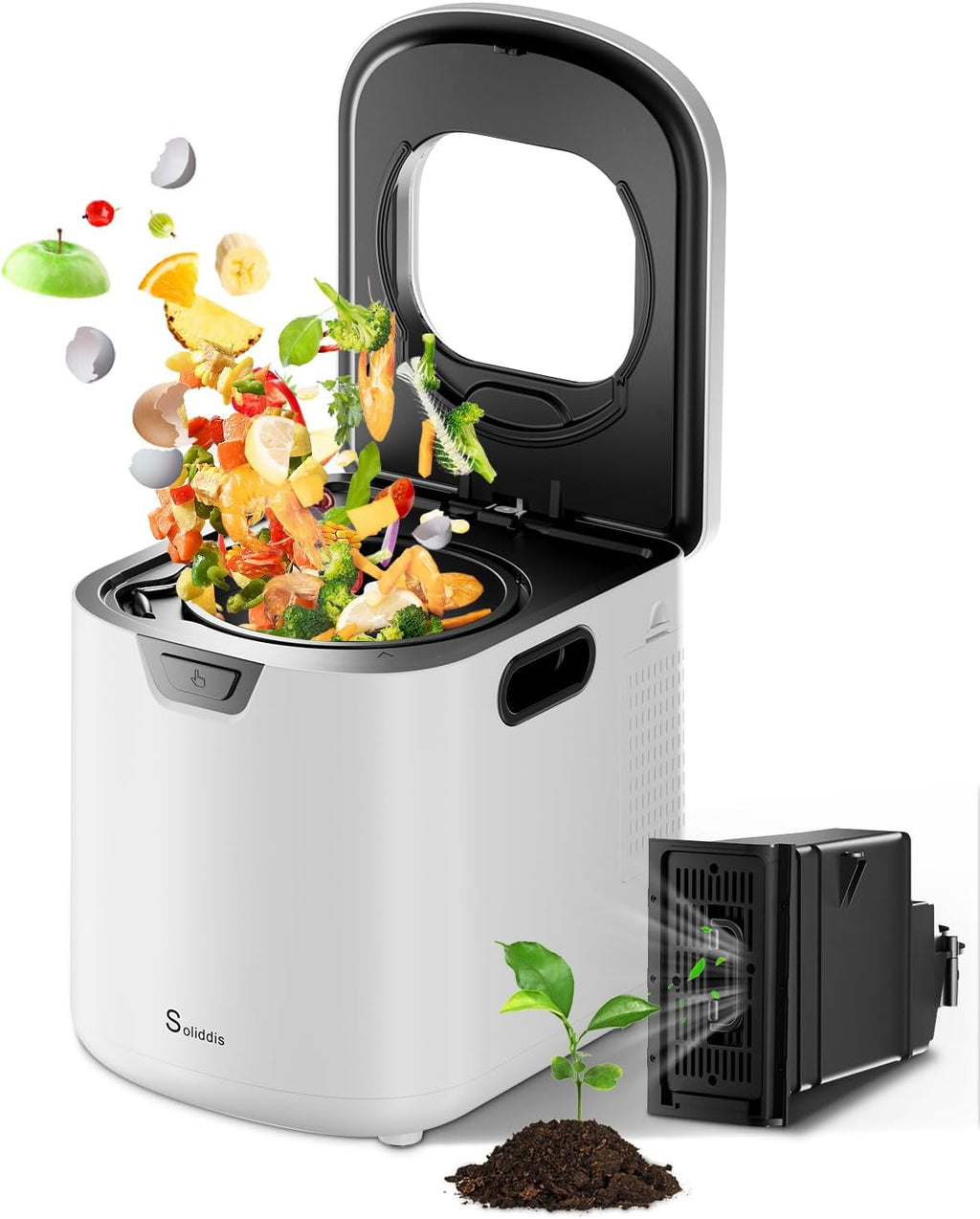 4.2L Self-Cleaning Odorless Countertop Kitchen Composter