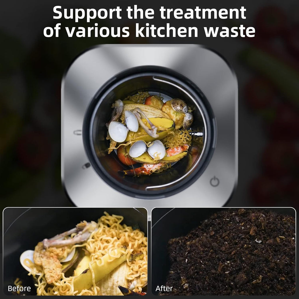2.5L Single Button Auto Dry Filter Kitchen Electric Composter