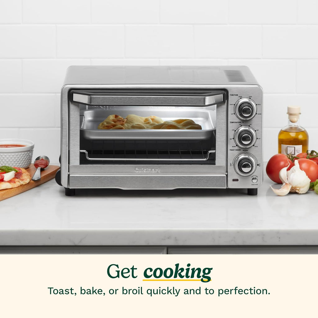 1800W Stainless Steel Countertop Toaster Oven Broiler