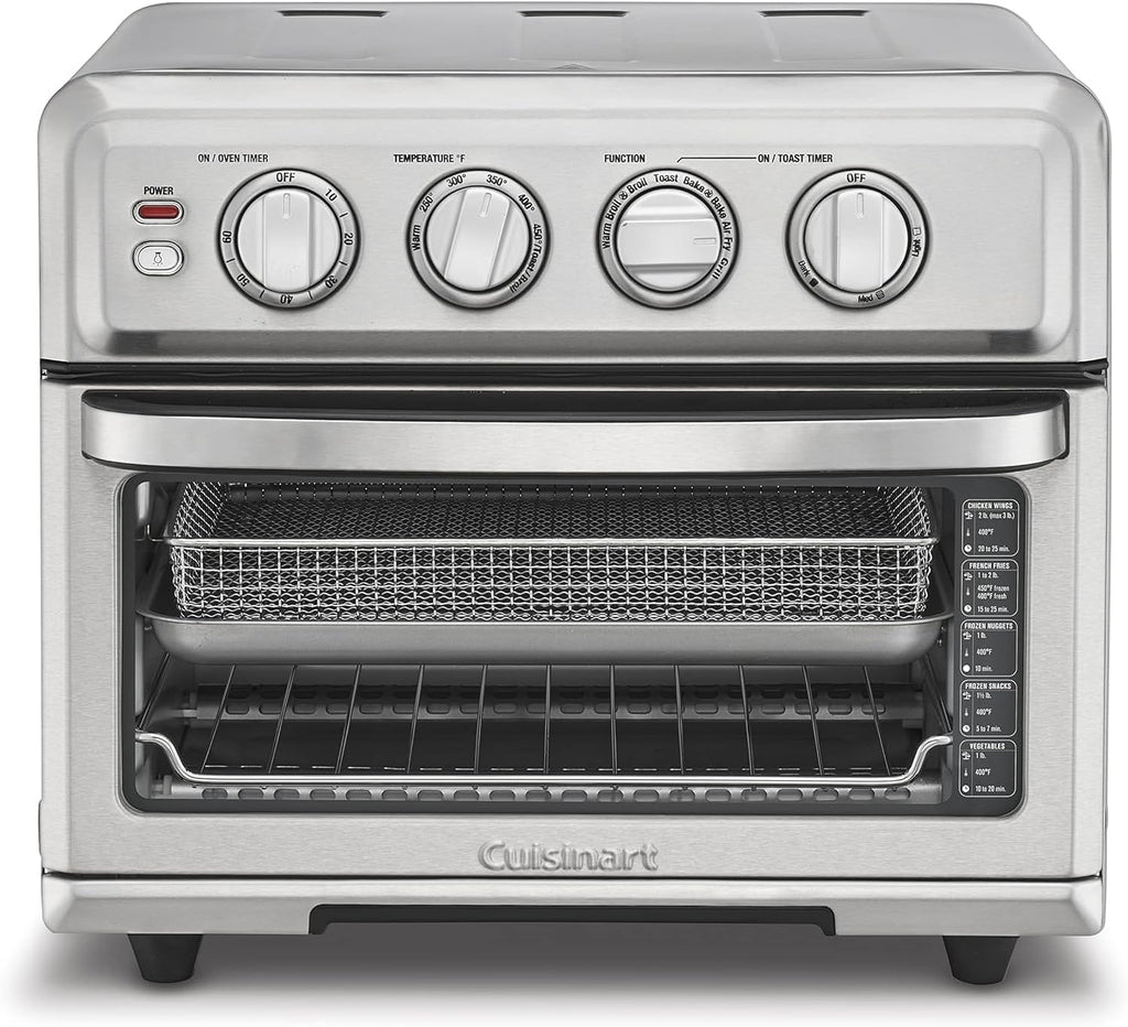1800W 8-in-1 Stainless Steel Air Fryer Toaster Oven