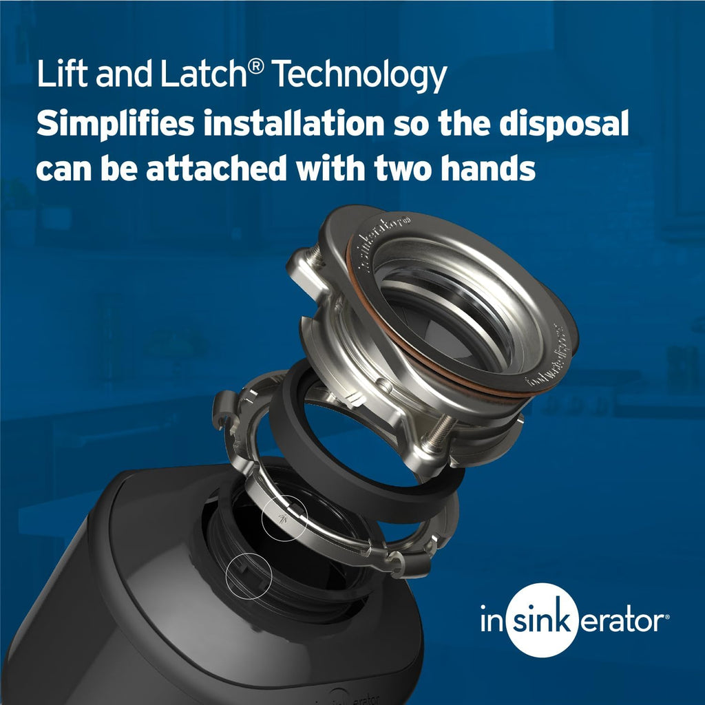 1/2 HP Continuous Feed Kitchen Food Waste Garbage Disposal