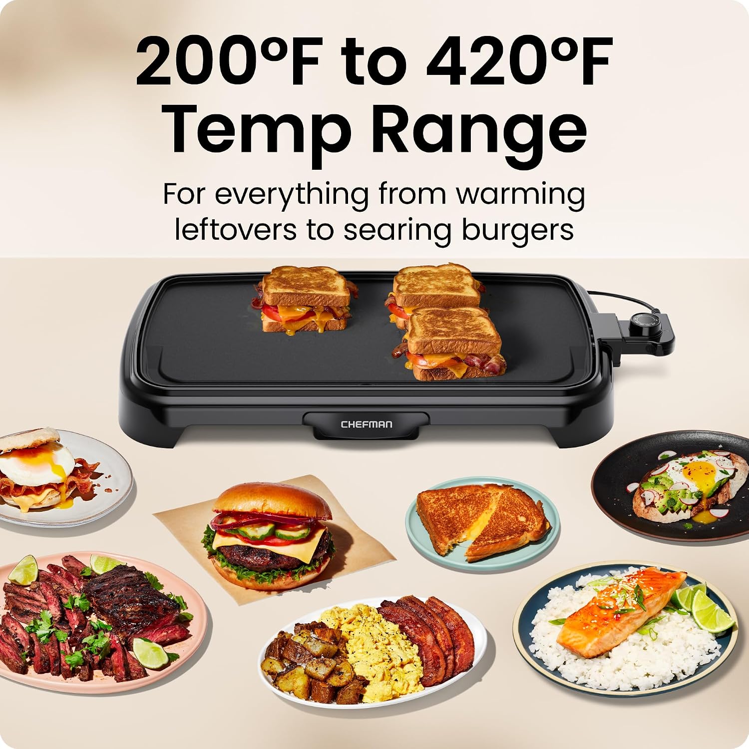 10x20 Inch XL Nonstick Immersible Griddle