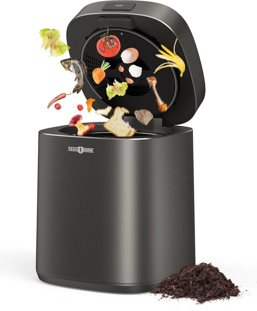 Smart Odor-Free Electric Countertop Kitchen Waste Composter