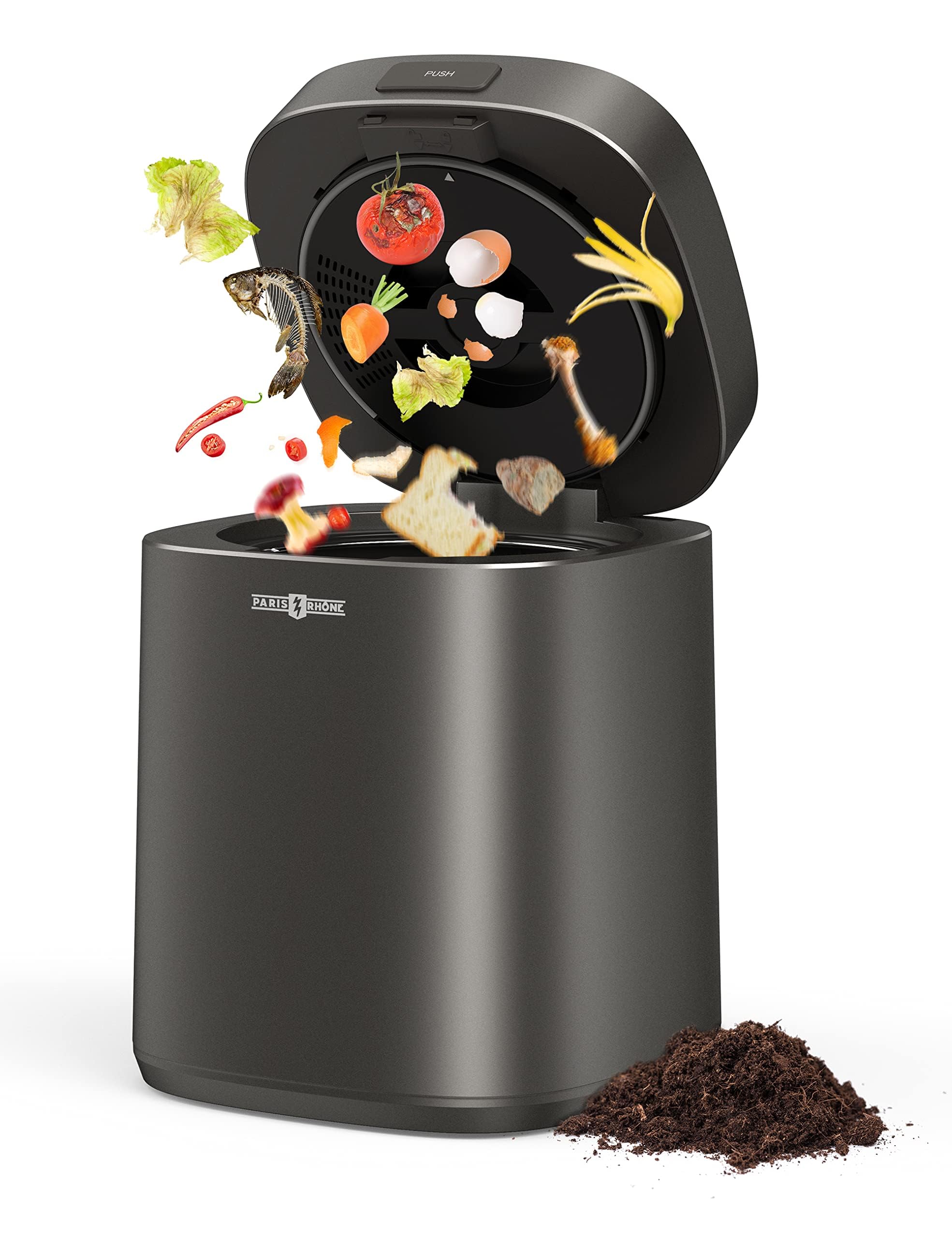 Smart Odor-Free Electric Countertop Kitchen Waste Composter