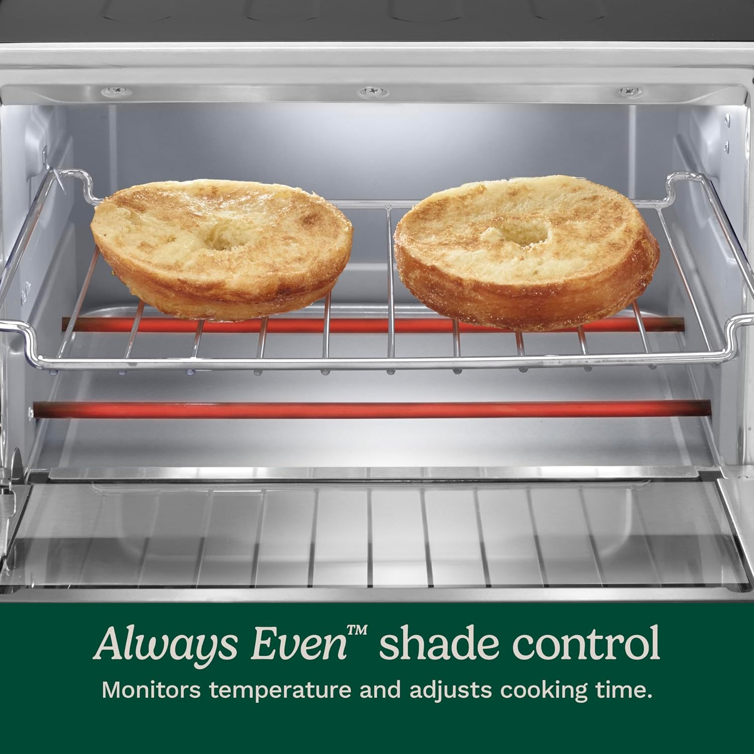 1800W Stainless Steel Countertop Toaster Oven Broiler