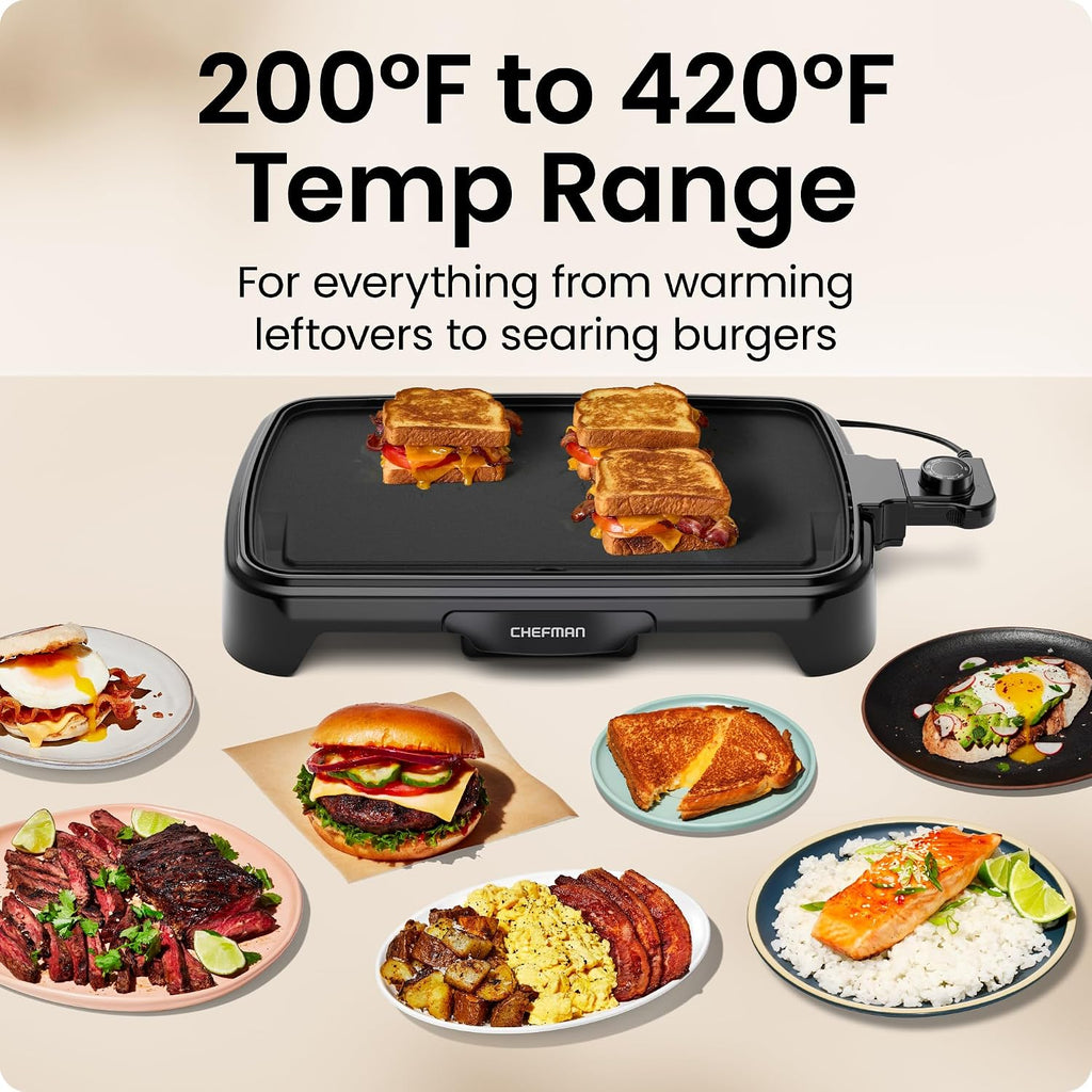 10x16 Inch Nonstick Immersible Electric Griddle
