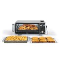 1800W 8-in-1 Stainless Steel Air Fryer Toaster Oven