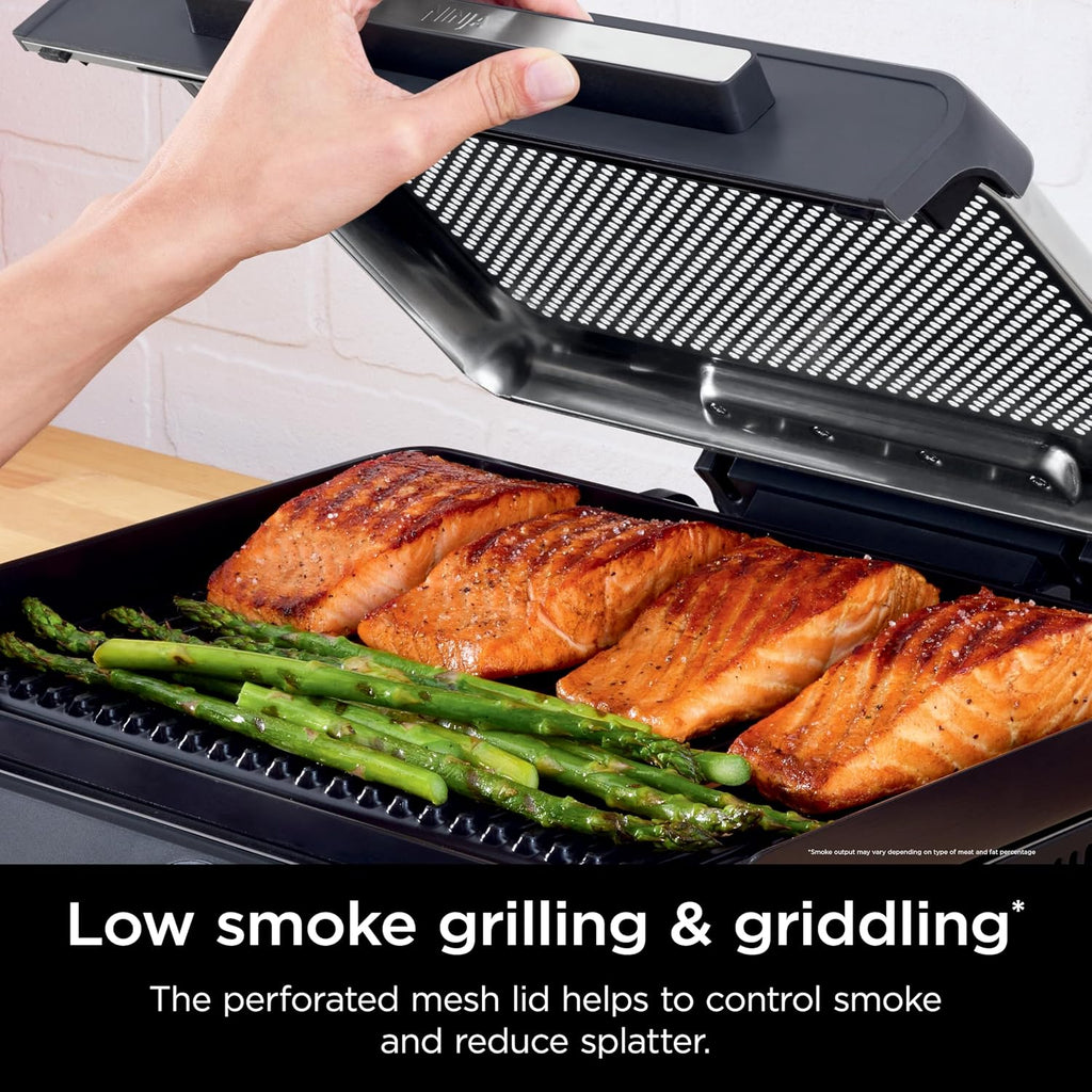 14 Inch Silver Nonstick Indoor Grill Griddle